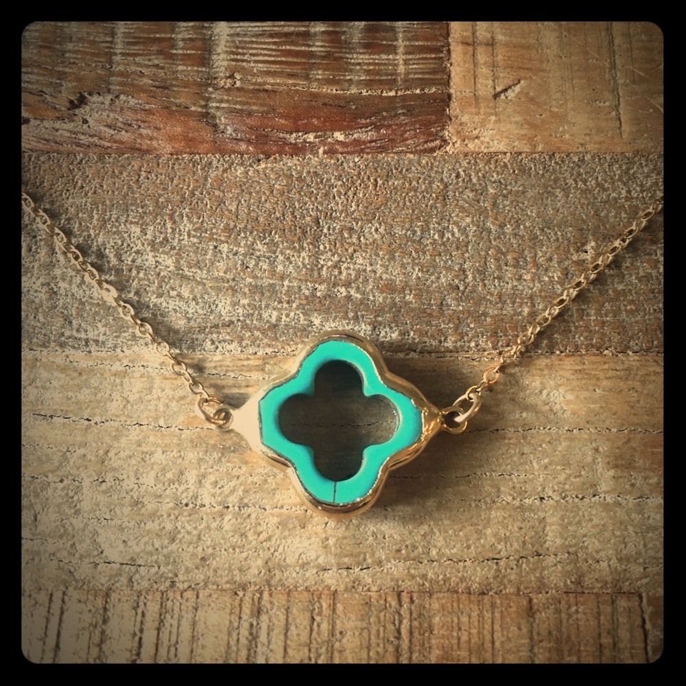 Turquoise/Gold Necklace